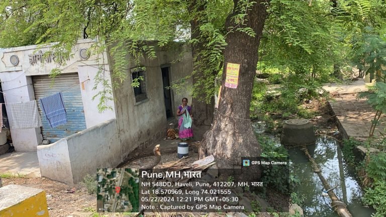 केसनंद अमर चौक गायकवाड वस्ती येथे रहिवाशांच्या घरासमोर उघड्यावर गटार लाईनचे पाणी : दुर्गंधी व आजाराने रहिवाशी त्रस्त 