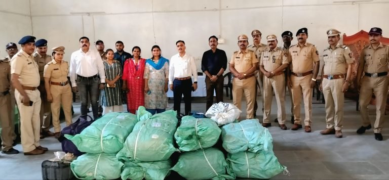 अमली पदार्थविरोधात मोठी कारवाई : पुणे लोहमार्ग पोलिसांनी ३४८ किलो अमली पदार्थांचा केला नाश