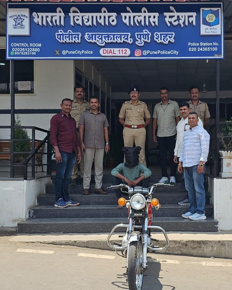 यामाहा कंपनीची चोरलेली दुचाकी पोलिसांनी केली जप्त; आरोपीला अटक
