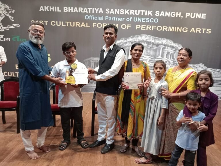 तबला वादनात श्रेयस सोनटक्के राज्यस्तरीय स्पर्धेत प्रथम